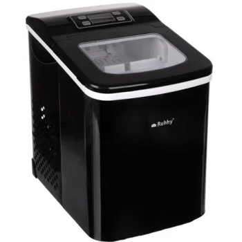 Ruhhy 00025565 ledo generatorius 12kg/24h, Black Inox