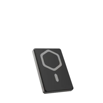 Išorinė baterija UAG Ultra Slim 5K 5000 mAh su stovu, titano spalvos
