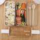Ruhhy priešpiečių dėžutė - Lunchbox 750ml, smėlio spalvos