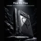 ESR Classic Hybrid MagSafe dėklas su apsauginiu stiklu iPhone 18 Pro Max / 17 Pro Max, Clear Black