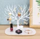 Tree-shaped jewelry stand white