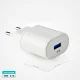 Sieninis įkroviklis SBS TETR1USB2AWFAST 10W USB-A, baltas
