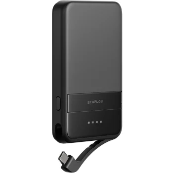„EcoFlow RAPID“ magnetinė išorinė baterija, 5000 mAh, 30W, juoda