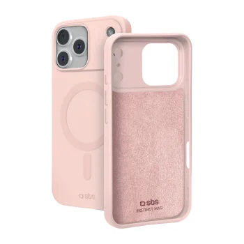 SBS Instinct Mag dėklas iPhone 18 Pro / 17 Pro su MagSafe, rožinis