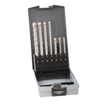 Alpen SDS-plus smūginių grąžtų komplektas Force X KP7 5–12 mm, 7 vnt.