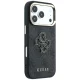 Guess 4G & Big Resin Logo dėklas iPhone 17 Pro Max / 18 Pro Max, juodas