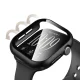 Tech-Protect Defense dėklai Apple Watch 46 mm, juodas ir skaidrus, 2 vnt.