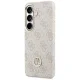 Guess 4G Rhinestone Round Logo MagSafe case for Samsung Galaxy S26, pink