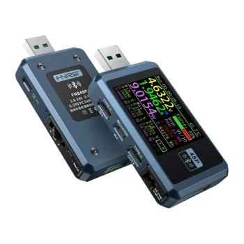 USB prievadų testeris FNIRSI FNB48P BT su Bluetooth