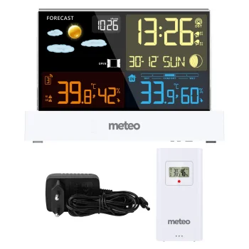 Meteo SP110B meteorologinė stotelė su DCF, balta