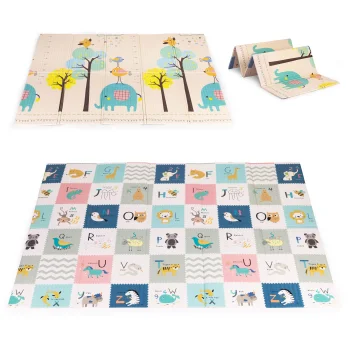 Ecotoys Double-Sided Folding Kids Foam Play Mat, 200x150 cm