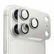 Tech-Protect Camfull Fit+ kameros apsauginis stiklas iPhone 18 Pro Max, sidabrinis