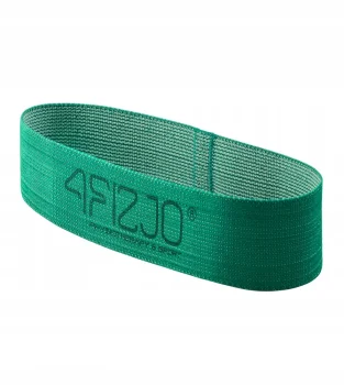 4Fizjo Flex Band medžiaginė pasipriešinimo guma, 5-10 kg, žalia