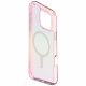 Uniq Iridescia Magclick Charging dėklas, skirtas iPhone 16 Pro Max, rožinis