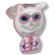 Nimmy Cool&Cute 2.0 Cat magnetinis pakabukas ir stovas, rožinis