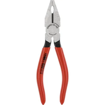 KNIPEX kombinuotos replės 160 mm, juodos / raudonos