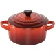 Le Creuset keraminių mini puodelių kepimui rinkinys, 4 vnt., 0.25 l, vyšnių raudonas
