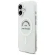 Karl Lagerfeld IML Karl RSG Logo MagSafe dėklas iPhone 17 telefonui, skaidrus