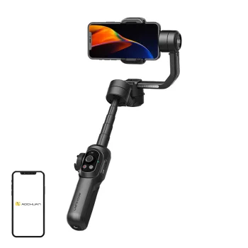 Aochuan Smart S2 triašis stabilizatorius (Juodas)