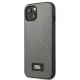 Karl Lagerfeld Saffiano Plaque dėklas, skirtas iPhone 13 mini, sidabrinis