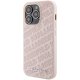 Karl Lagerfeld dėklas, skirtas iPhone 15 Pro Max, Quilted K Pattern, rožinis