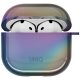 Uniq Iridescia dėklas AirPods 4 ausinėms, holografinis