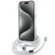 Karl Lagerfeld dėklas iPhone 15 Pro Max su virvele IML Karl Head MagSafe, skaidrus
