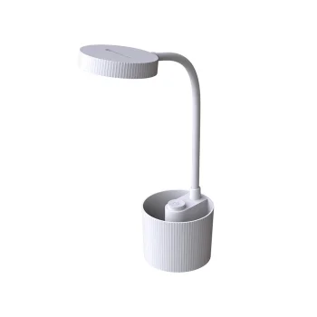 Forever Light PURE FLB-20 AGNES LED Desk Lamp 5W with Organizer, White