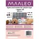 Maaleo 25761 Safety Eyes and Noses for Toys (560 pcs)