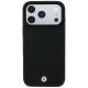 BMW Kevlar Metal Logo MagSafe dėklas iPhone 18 Pro Max / 17 Pro Max, juodas