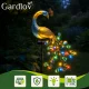 Gardlov saulės energijos sodo šviestuvas Povas, 40 LED