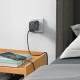 Acefast A29 GaN tinklo įkroviklis, 2x USB-C, 50W, juodas