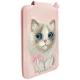 Nimmy Cute Pets 2.0 magnetinis dėklas-piniginė su stovu, rožinis