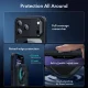 ESR Classic Hybrid dėklas MagSafe ir apsauginis stiklas iPhone 17 Pro, Clear Black