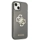 Dėklas iPhone 13 mini Guess Glitter 4G Big Logo, juodas