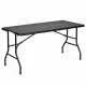 Sulankstomas pobūvių ir sodo stalas MultiGarden 153x70 cm, juodas