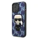 Karl Lagerfeld Monogram Ikonik Patch dėklas, skirtas iPhone 13 Pro Max, Mėlynas