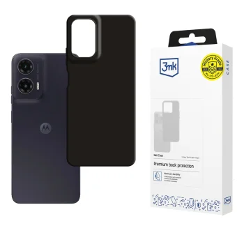 3mk Matt Case for Motorola Moto G35 5G Black