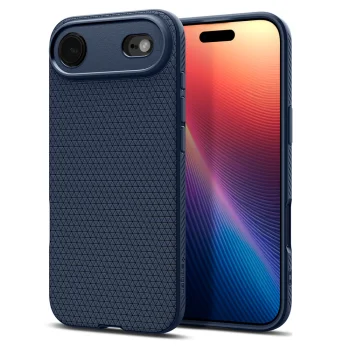 Spigen Liquid Air dėklas iPhone 17 / 17 Air, tamsiai mėlynas