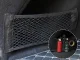 Automobilio bagažinės tinklelis su kibiąja juostele 50x25 cm, juodas