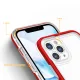 Dėklas Hybrid Armor Clear 3 in 1 skirtas iPhone 11 Pro Max, raudonas
