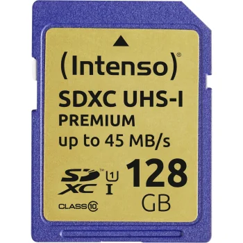 Intenso Premium SDXC atminties kortelė 128GB Class 10 UHS-I