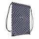 Kruzzel 30L Backpack with Shoe Bag, Checkered, Black