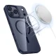 Tech-Protect MagMat MagSafe dėklas iPhone 17 Pro Max - Transparent / Navy Blue