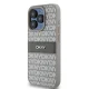 DKNY Mono Stripe & Metal Logo dėklas, skirtas iPhone 15 Pro, smėlio spalvos