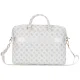 Guess 4G Peony nešiojamojo kompiuterio krepšys 16\", baltas