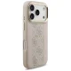 Guess 4G Stripe MagSafe dėklas telefonui Apple iPhone 17 Pro, rožinis
