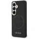 Guess Perforated Logo MagSafe Case for Samsung Galaxy S26 - Black