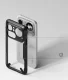 Dėklas Ringke Fusion X telefonui Nothing Phone 4A Pro, skaidrus ir juodas