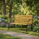 Medinis sodo suolas su atlošu MultiGarden 122x57 cm